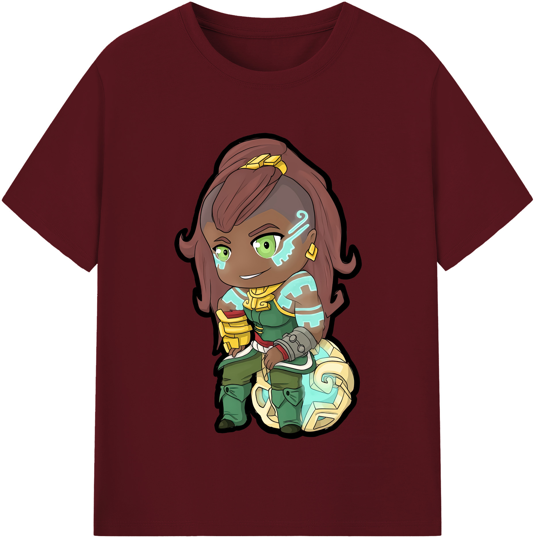 （画像用） ちいかわ ハチワレ Chii-kawa hachiware 綿100％半袖Tシャツ（フロントプリント）